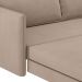 Sofá-Cama Casal 2 Lugares Sophia Suede Capuccino