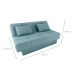 Sofá-Cama Casal 2 Lugares com Baú Sany Azul