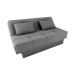 Sofá-Cama Casal 2 Lugares com Baú Sany Cinza