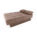 Sofá-Cama Casal 2 Lugares com Baú Sany Marrom