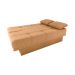 Sofá-Cama Casal 2 Lugares com Baú Sany Mostarda