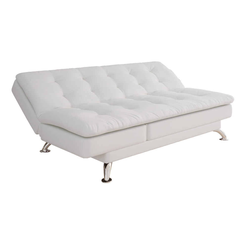 Sofá-Cama Casal 3 Lugares Amanda Branco