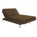 Sofá-Cama Casal 3 Lugares Amanda Marrom