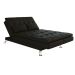 Sofá-Cama Casal 3 Lugares Amanda Preto