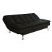 Sofá-Cama Casal 3 Lugares Amanda Preto