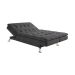 Sofá-Cama Casal 3 Lugares Amanda Suede com Almofadas Cinza