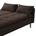 Sofá-Cama Casal 3 Lugares Donna Veludo Marrom