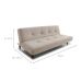 Sofá-Cama Casal 3 Lugares Mátias Cinza