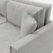 Sofá-Cama Casal 3 Lugares Onix Linho Cinza 220 cm
