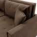 Sofá-Cama Casal 3 Lugares Onix Veludo Café 220 cm