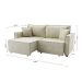 Sofá-Cama Casal 3 Lugares Onix Veludo Capuccino 220 cm