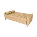 Sofá-Cama Casal 3 Lugares Pillar Linho Areia