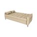 Sofá-Cama Casal 3 Lugares Pillar Linho Bege