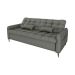 Sofá-Cama Casal 3 Lugares Pillar Linho Chumbo