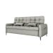 Sofá-Cama Casal 3 Lugares Pillar Linho Cinza