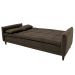 Sofá-Cama Casal 3 Lugares Sofia Suede Marrom