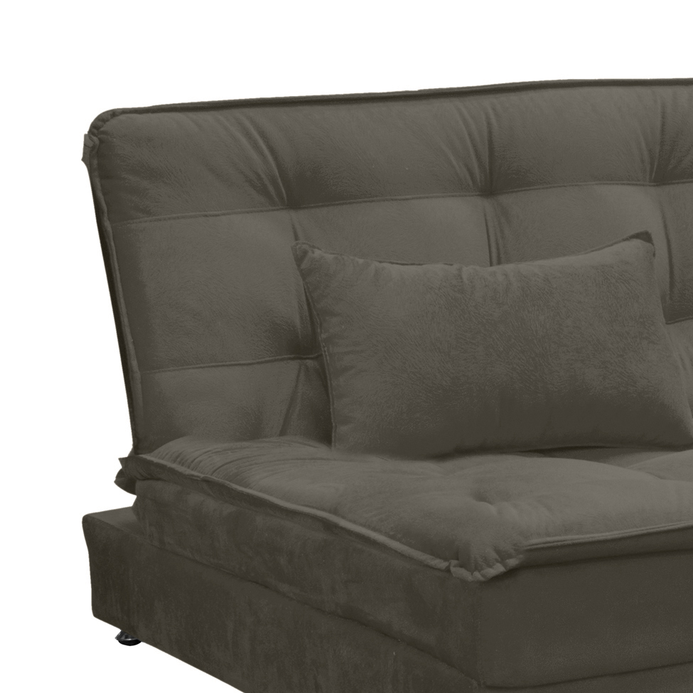 Sofá-Cama Casal Penélope Veludo Marrom