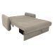 Sofá-Cama Casal com Baú 2 Lugares Zaia Suede Bege
