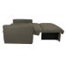 Sofá-Cama Casal com Baú 2 Lugares Zaia Suede Capuccino
