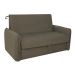 Sofá-Cama Casal com Baú 2 Lugares Zaia Suede Capuccino