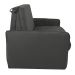 Sofá-Cama Casal com Baú 2 Lugares Zaia Suede Cinza