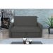 Sofá-Cama Casal com Baú 2 Lugares Zaia Suede Cinza