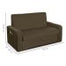 Sofá-Cama Daiane Veludo Light Marrom
