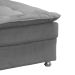 Sofá-Cama Solteiro  Penélope Veludo Cinza