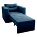 Sofá-Cama Solteiro Marisol Suede Azul