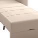 Sofá-Cama Solteiro Marisol Suede Bege
