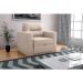 Sofá-Cama Solteiro Marisol Suede Bege
