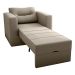 Sofá-Cama Solteiro Marisol Suede Capuccino