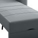 Sofá-Cama Solteiro Marisol Suede Cinza