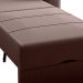 Sofá-Cama Solteiro Marisol Suede Marrom