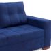 Sofá de Canto 6 Lugares Gávea Suede Azul