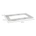 Tampo para Balcão Cooktop 5 Bocas Manhattan Calacatta 80 cm
