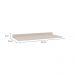 Tampo para Balcão Iluminata Branco 120 cm