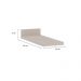 Tampo para Balcão Iluminata Branco 20 cm