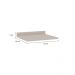 Tampo para Balcão Iluminata Branco 60 cm
