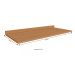 Tampo para Balcão Valence Canela 120 cm