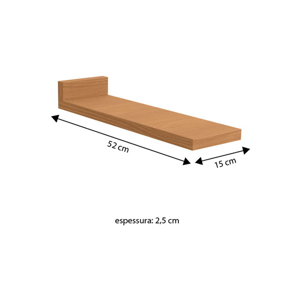 Tampo para Balcão Valence Canela 15 cm