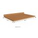 Tampo para Balcão Valence Canela 80 cm