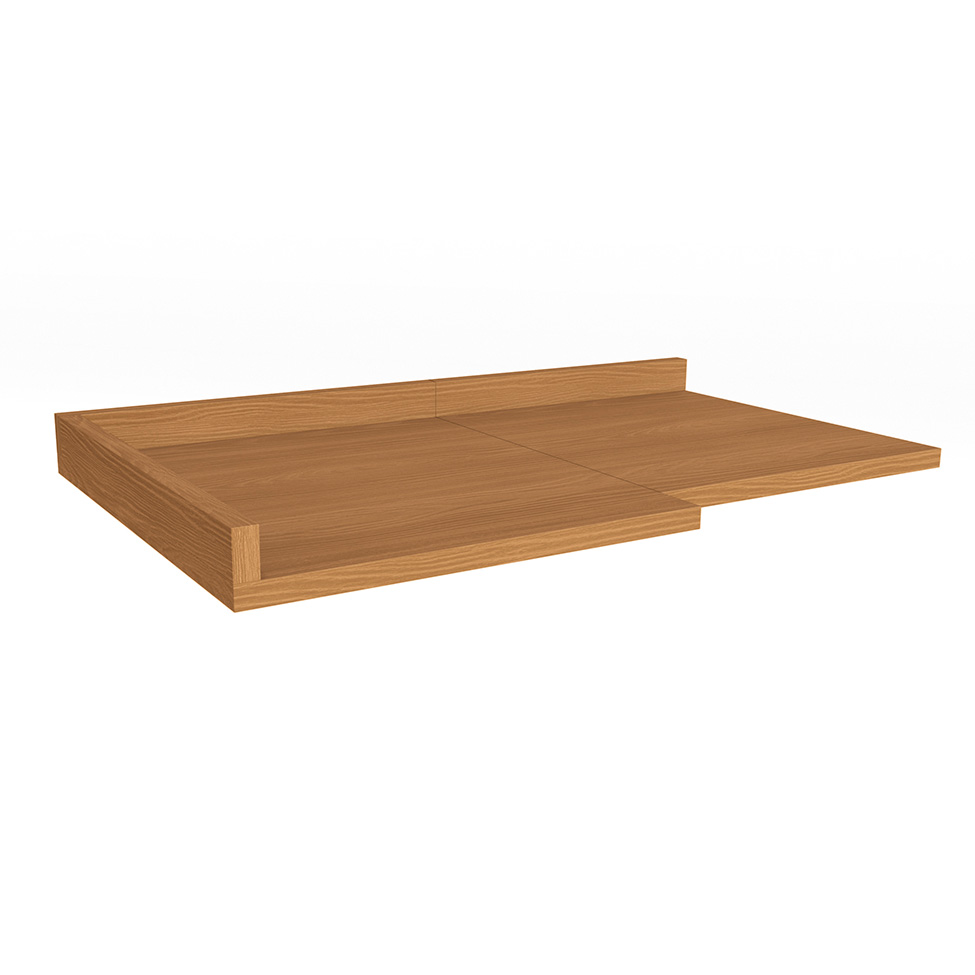 Tampo para Balcão de Canto Valence Canela 98 cm
