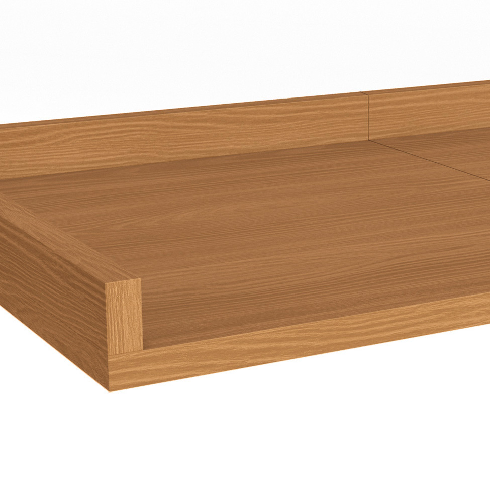 Tampo para Balcão de Canto Valence Canela 98 cm