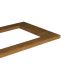Tampo para Cooktop 4 Bocas Denver I Freijó 80 cm