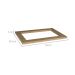 Tampo para Cooktop 5 Bocas Évora Nature 80 cm