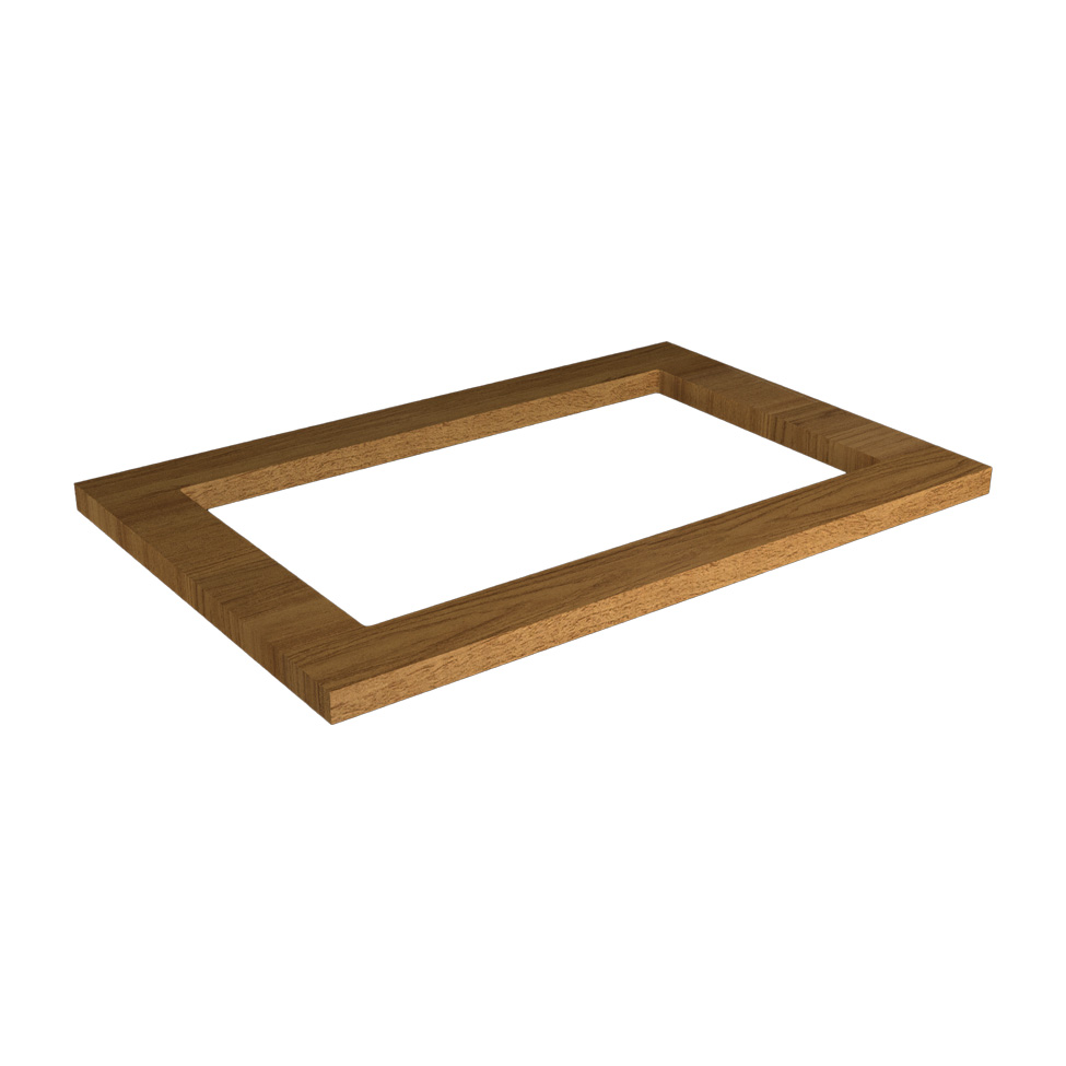 Tampo para Cooktop 5 Bocas Denver Freijó 80 cm