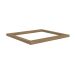 Tampo para Cooktop Valence Nogueira 60 cm