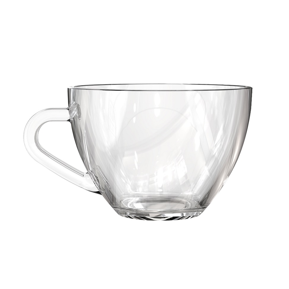 Xícara de Café Dia a Dia Transparente 250 ml