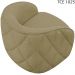 Jogo Sofa 240 cm 3 Lug E Poltrona 1 Lug Passion TCE 1025 Linho Moll